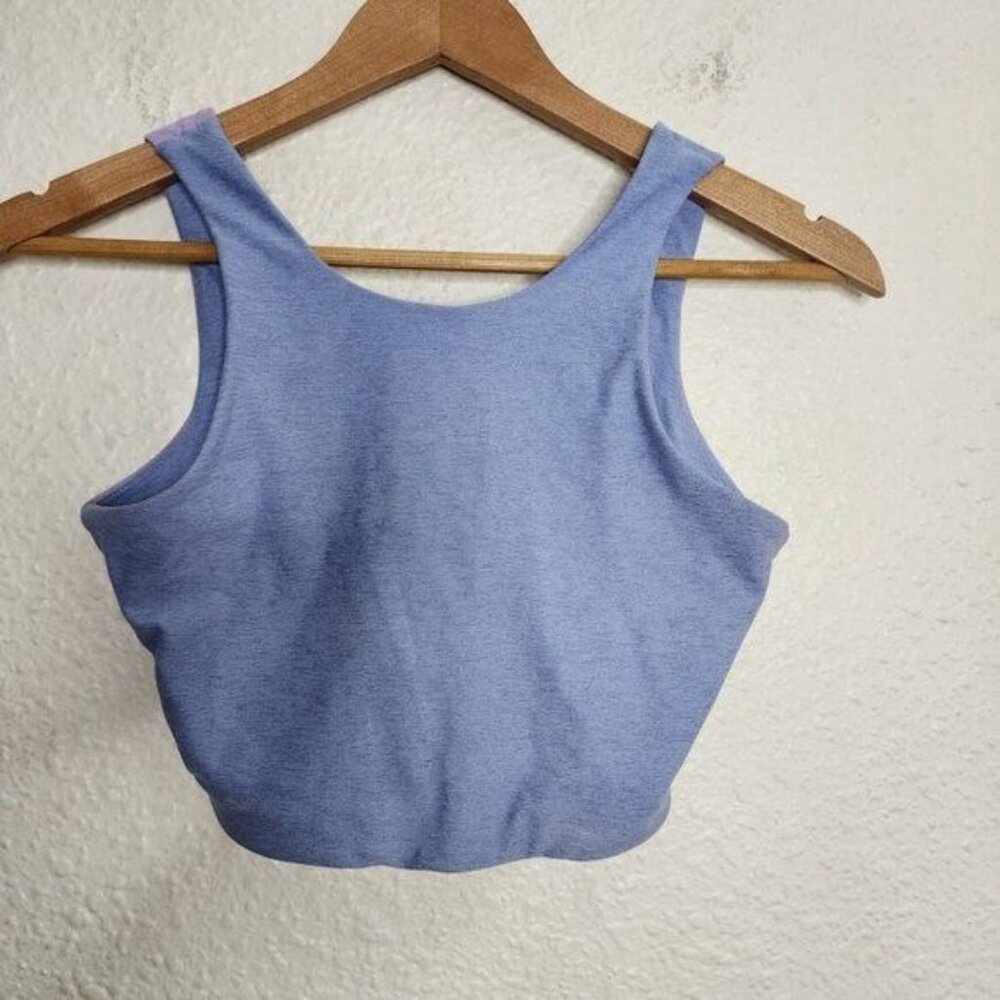 Outdoor Voices Venus Crop Top Women's Size XS Blue
